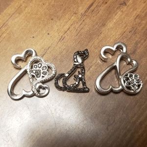 Two open heart collection and one ASPCA black dog